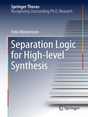 cover image of Separation Logic for High-level Synthesis